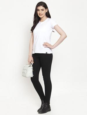 round neck solid tee - 17076897 - Standard Image - 4