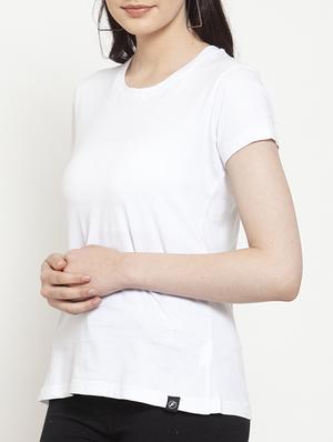 round neck solid tee - 17076897 - Standard Image - 5