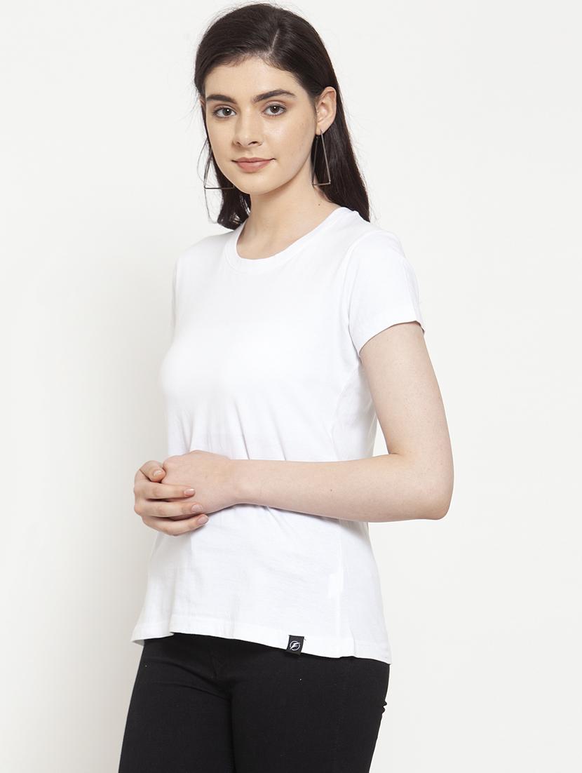 round neck solid tee - 17076897 - Zoom Image - 2