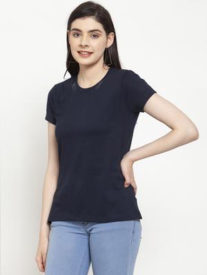 round neck solid tee - 17076901 - Standard Image - 2