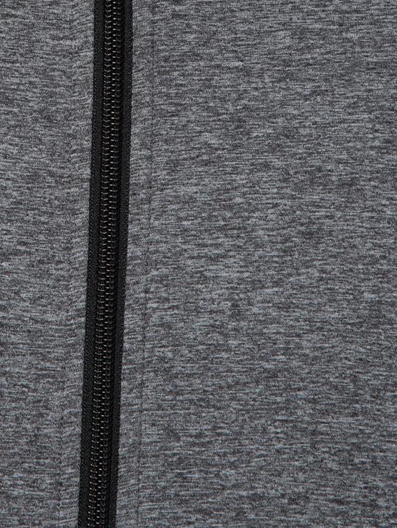 grey solid casual jacket - 17077559 - Zoom Image - 5