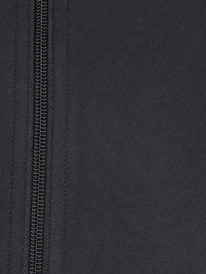 black solid casual jacket - 17077561 - Standard Image - 5