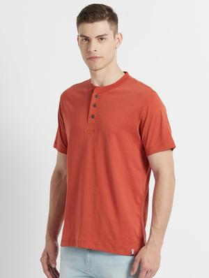 orange solid t-shirt - 17077714 - Standard Image - 2