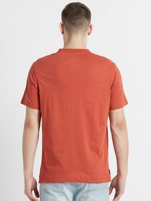 orange solid t-shirt - 17077714 - Standard Image - 3