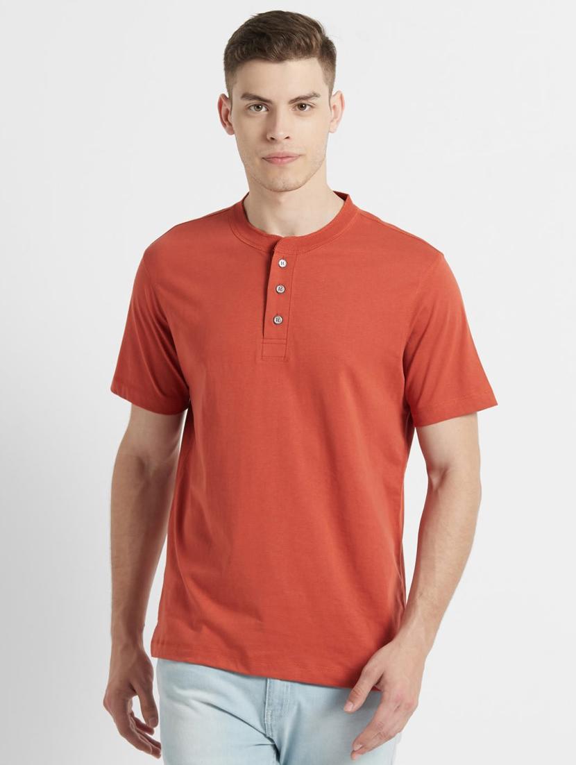 orange solid t-shirt - 17077714 - Zoom Image - 1
