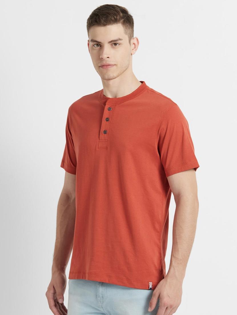 orange solid t-shirt - 17077714 - Zoom Image - 2