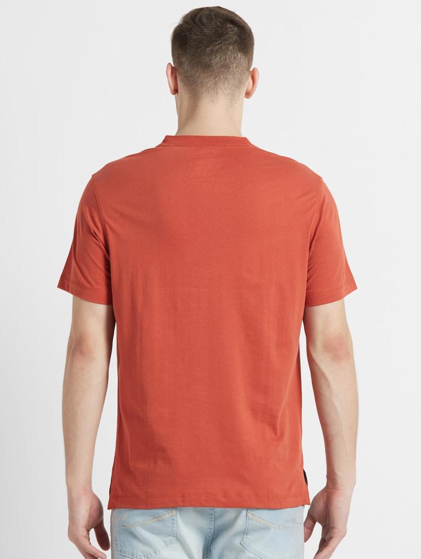 orange solid t-shirt - 17077714 - Zoom Image - 3