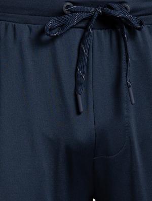 blue cotton full length track pant - 17077733 - Standard Image - 5