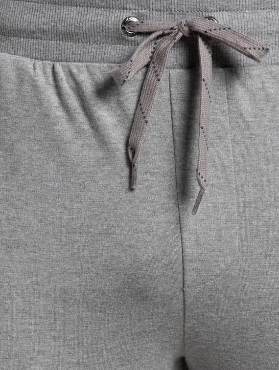 grey solid cotton jogger - 17077735 - Zoom Image - 5
