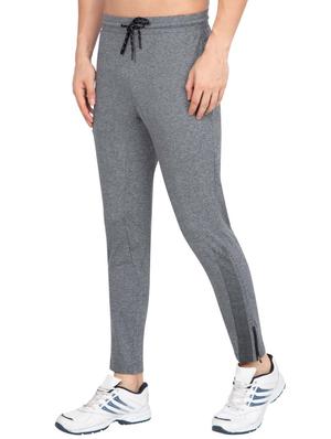 grey solid ankle length track pant - 17077740 - Standard Image - 2