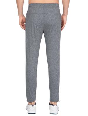 grey solid ankle length track pant - 17077740 - Standard Image - 3