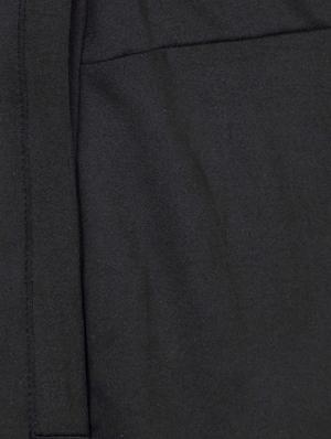 black solid ankle length track pant - 17077742 - Standard Image - 5