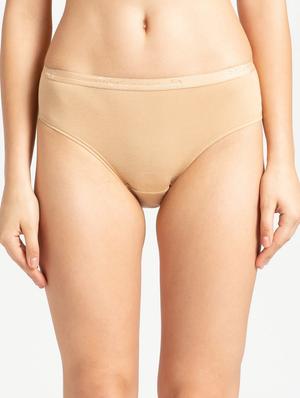 beige solid hipster panty - 17077774 - Standard Image - 2