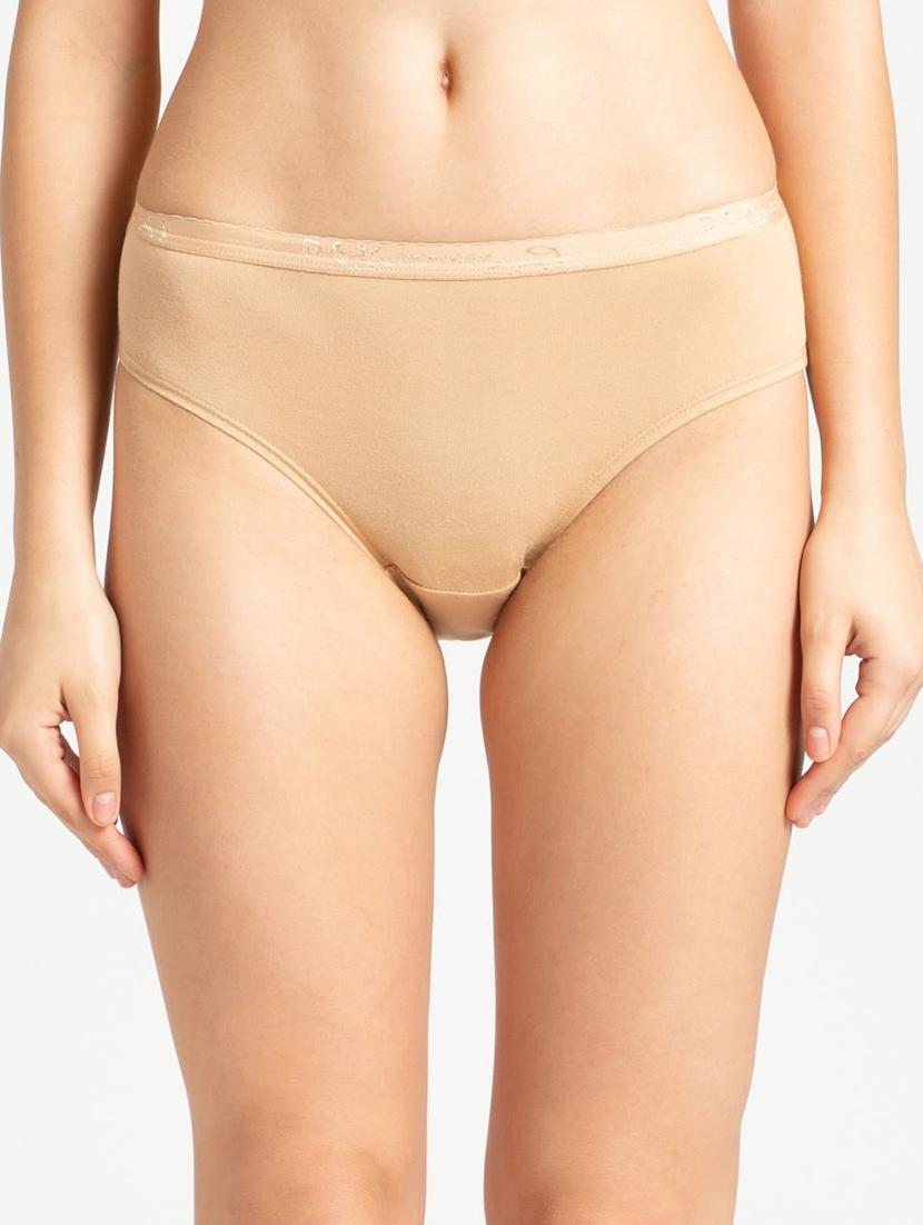 beige solid hipster panty - 17077774 - Zoom Image - 2
