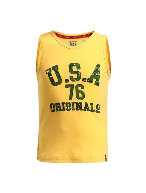 yellow cotton tshirt - 17077986 - Standard Image - 1