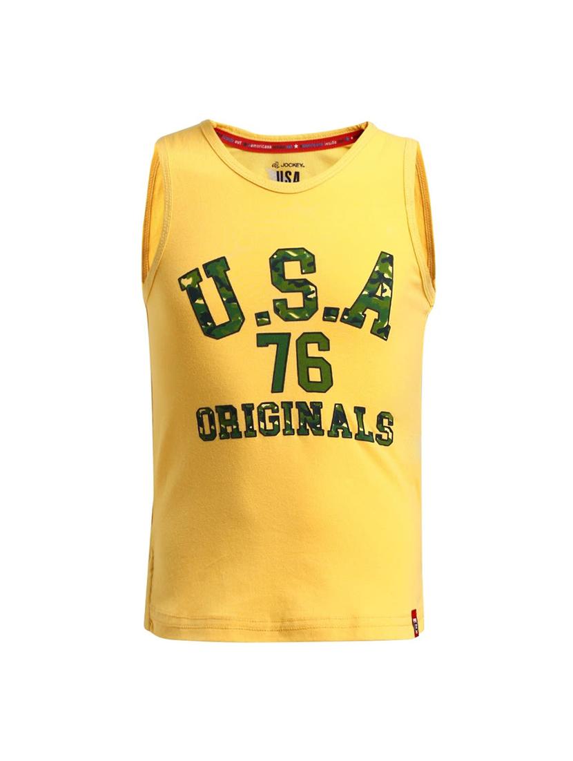 yellow cotton tshirt - 17077986 - Zoom Image - 1