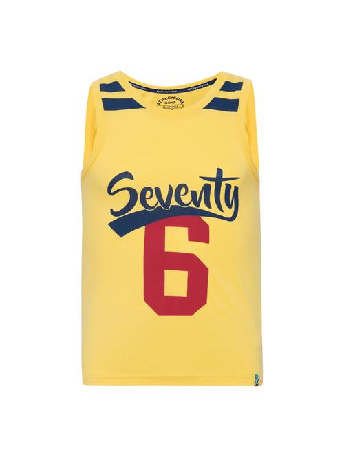 yellow cotton tshirt - 17078003 - Standard Image - 1