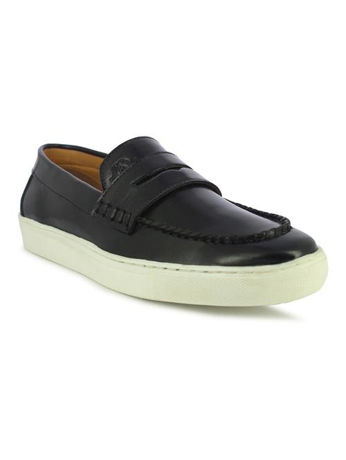 black slip on loafers - 17080585 - Standard Image - 1