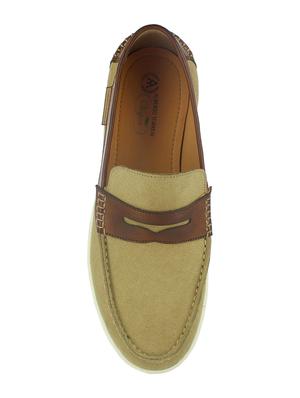 beige slip on loafers - 17080630 - Standard Image - 4