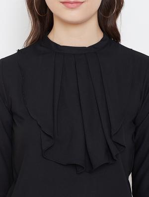 ruffled detail solid top - 17080797 - Standard Image - 5