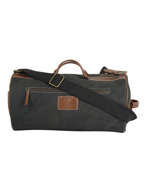 black leather dufflebag - 17080822 - Standard Image - 1