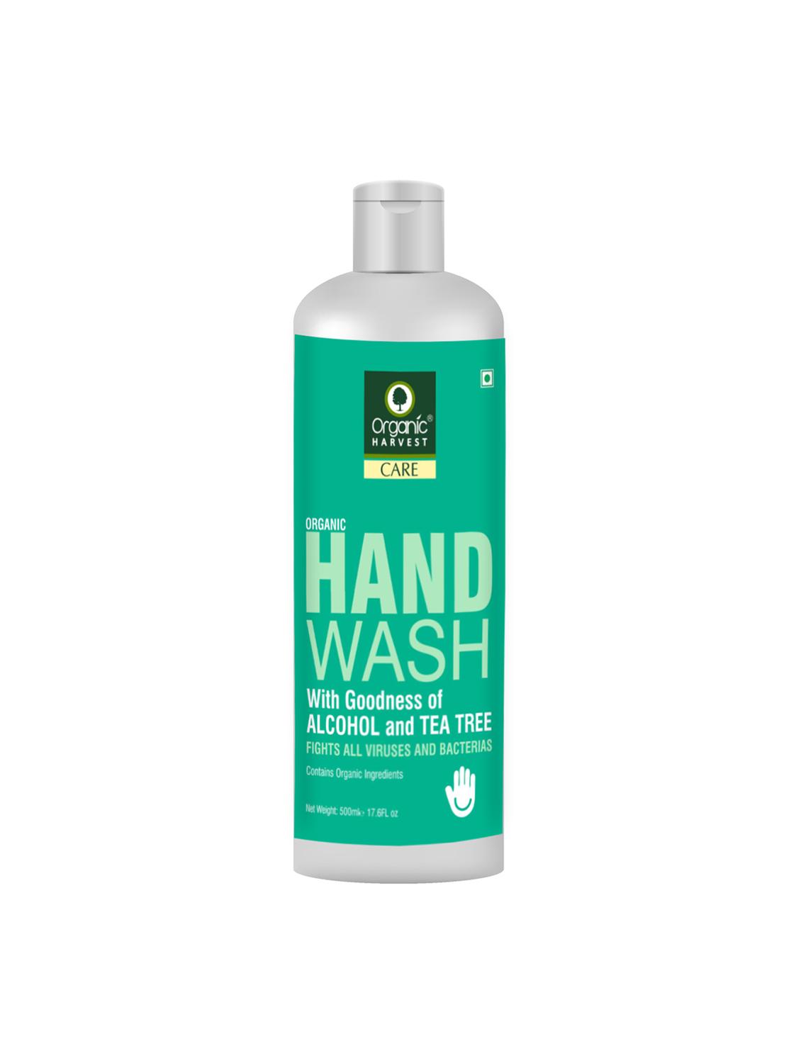 organic harvest hand wash with goodness of alcohol and tea tree, contains organic ingredients, 500 ml - 17081065 - Zoom Image - 1