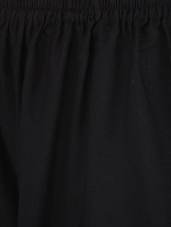 black rayon palazzos - 17081117 - Zoom Image - 5