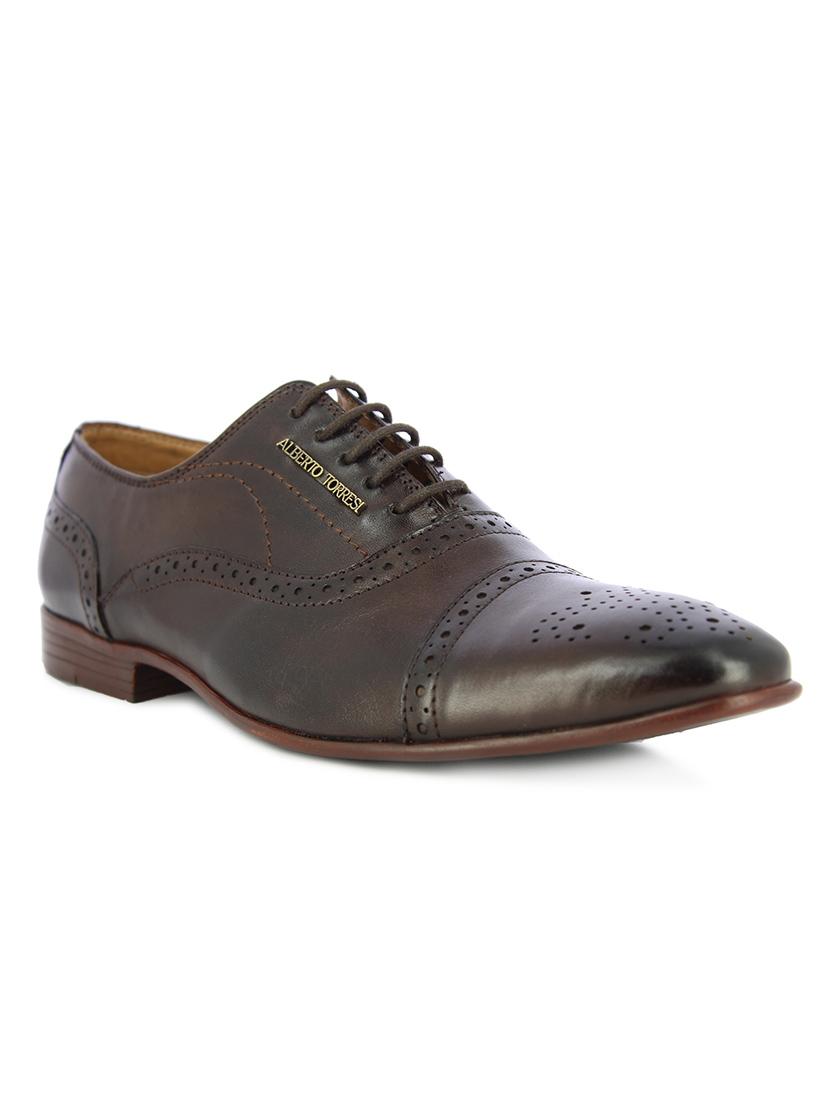 brown lace-up derbys - 17081192 - Zoom Image - 1