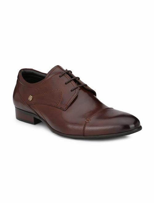 brown lace-up derbys - 17081205 - Standard Image - 1