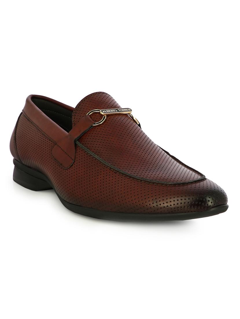brown slip on shoes - 17081262 - Zoom Image - 1