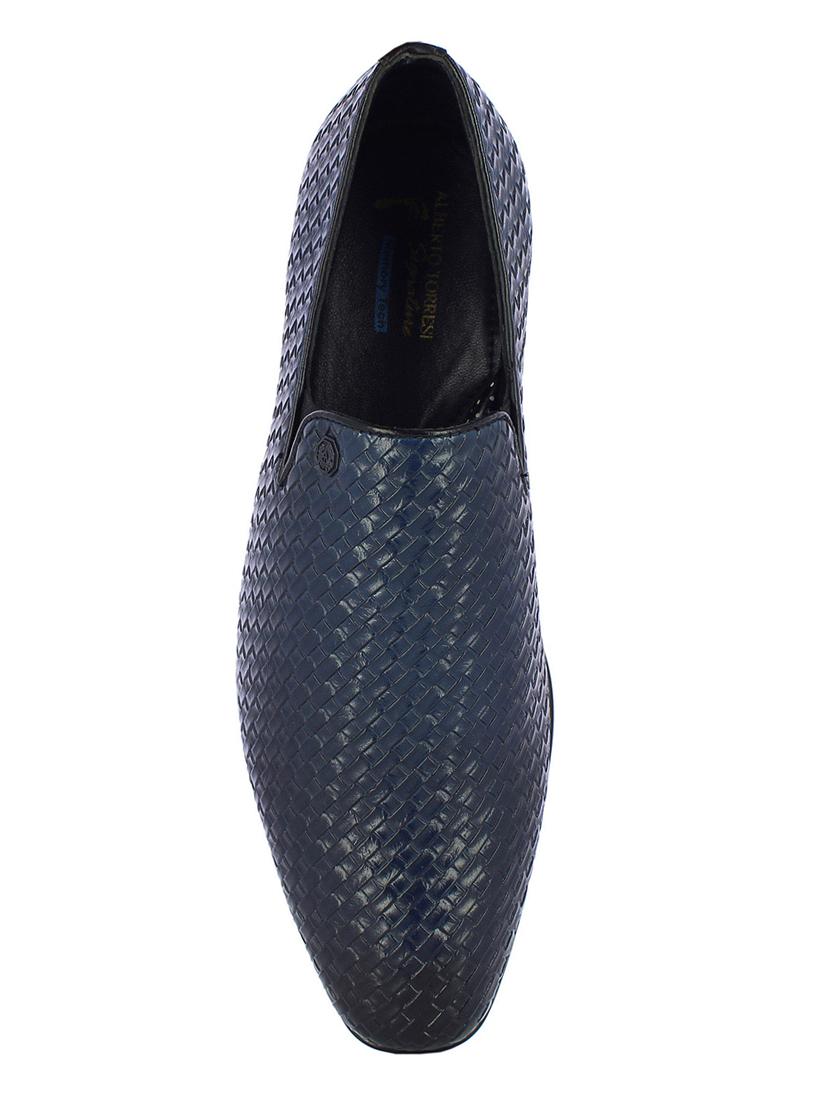 blue slip on casual shoes - 17081275 - Zoom Image - 4