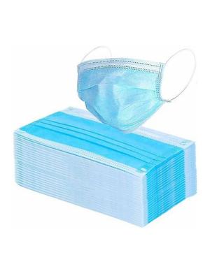 blue non woven anti-pollution women mask pack of 40 - 17081822 - Standard Image - 3