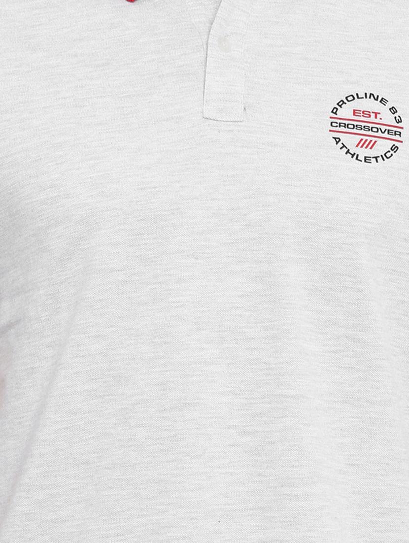 white solid polo tshirt - 17082165 - Zoom Image - 4