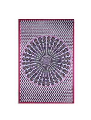 cotton jaipuri print single bedsheet with pillow cover - 17082350 - Standard Image - 3