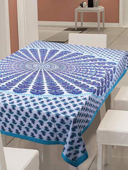 cotton jaipuri print 6 seater table cover - 17082389 - Standard Image - 1