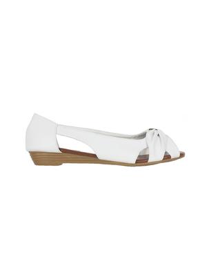 white slip on wedges - 17083198 - Standard Image - 2