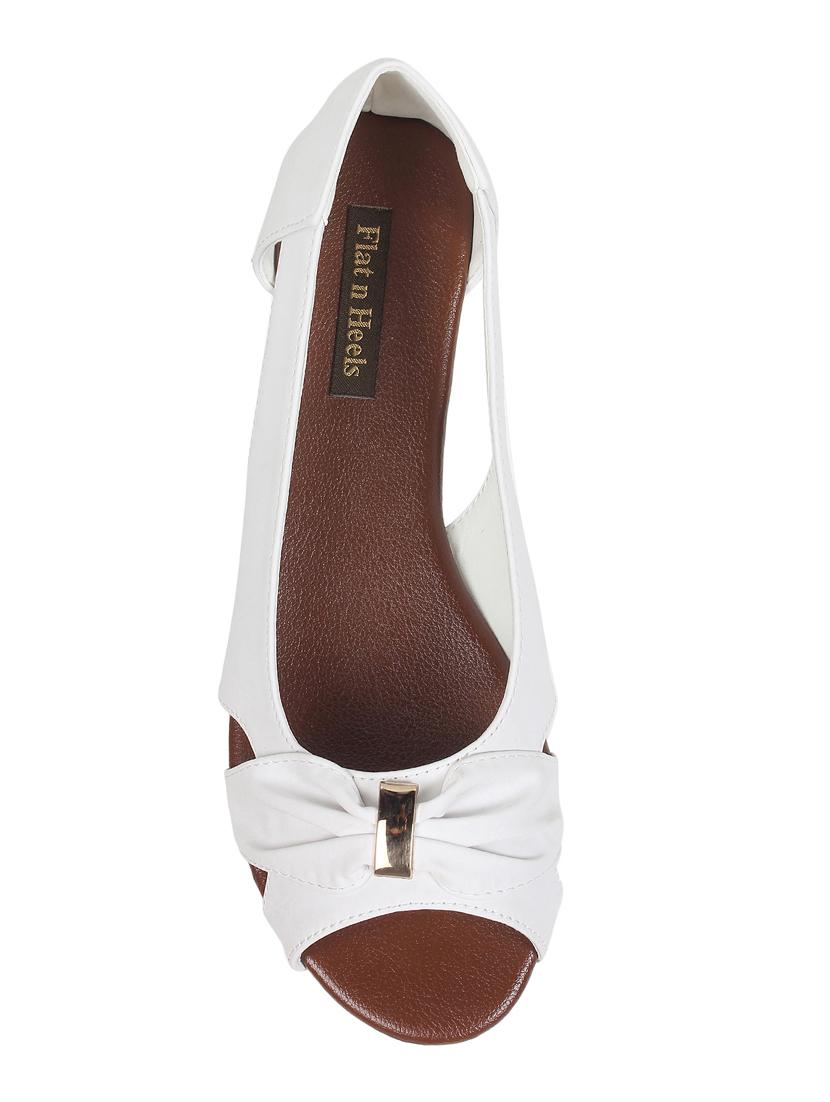 white slip on wedges - 17083198 - Zoom Image - 4