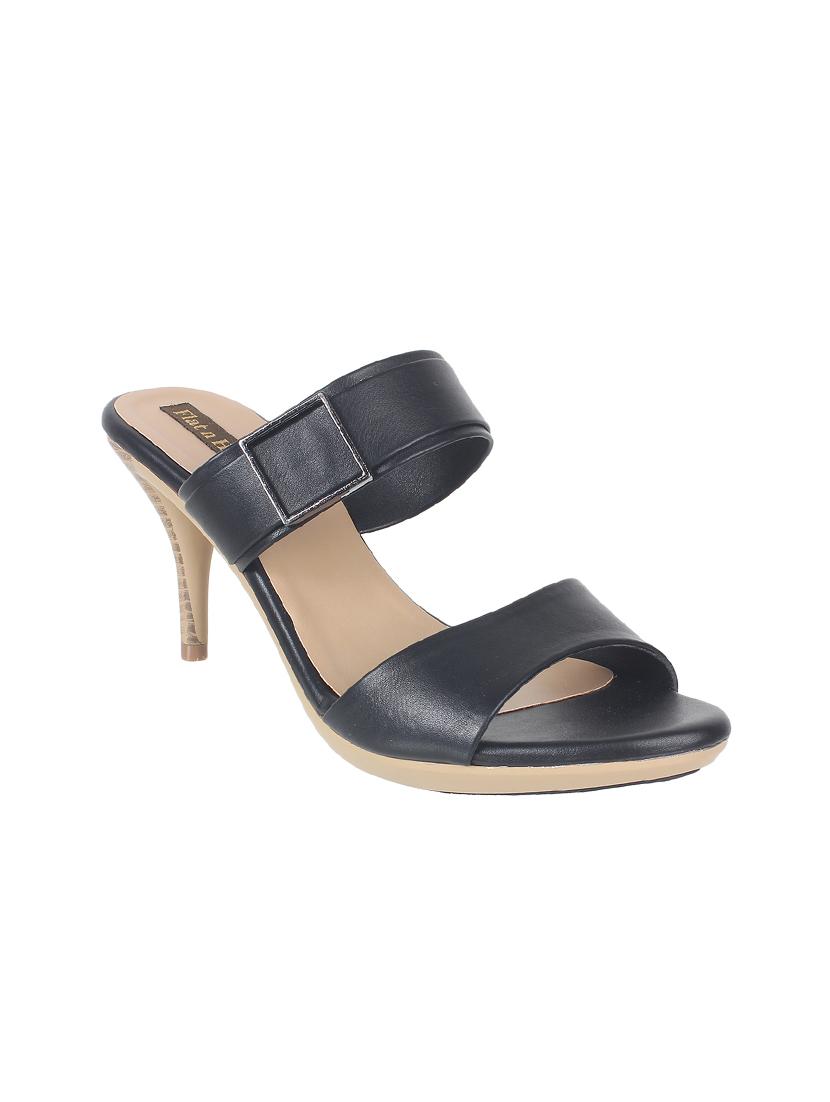 black slip on sandals - 17083207 - Zoom Image - 1