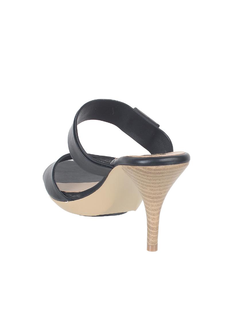 black slip on sandals - 17083207 - Zoom Image - 3