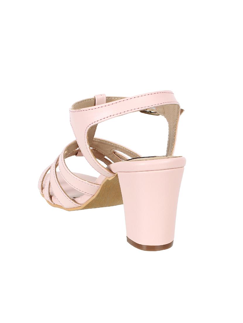 pink ankle strap sandals - 17083211 - Zoom Image - 3
