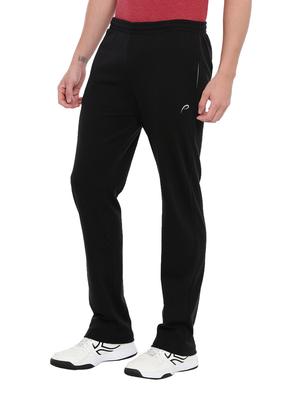 black polyester full length track pant - 17083255 - Standard Image - 2