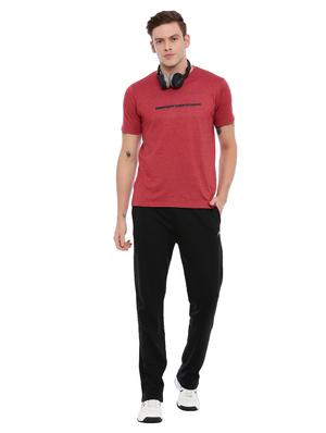 black polyester full length track pant - 17083255 - Standard Image - 4