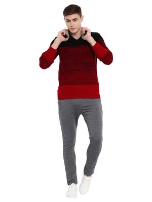 red acrylic pullover - 17083285 - Standard Image - 4