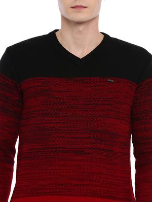 red acrylic pullover - 17083285 - Standard Image - 5