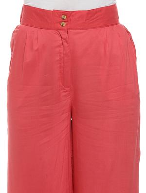 red rayon palazzos - 17083426 - Standard Image - 6