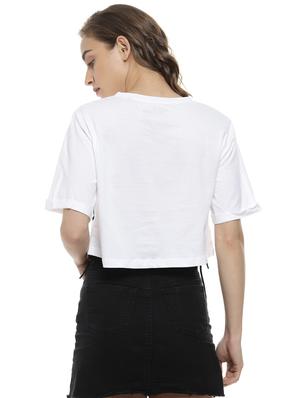 white cotton regular top - 17083432 - Standard Image - 3