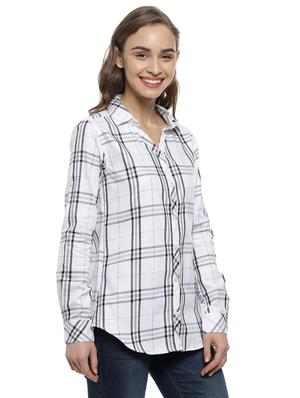 white cotton regular shirt - 17083445 - Standard Image - 2