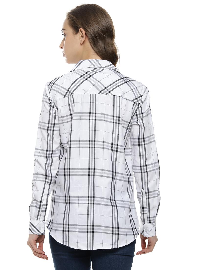 white cotton regular shirt - 17083445 - Zoom Image - 3