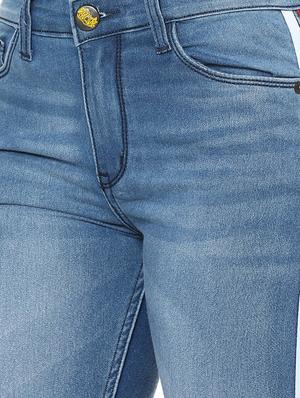 side tape slim fit jeans - 17084202 - Standard Image - 5