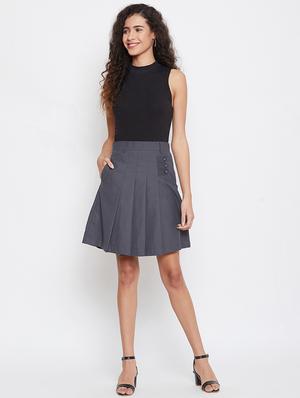high rise pleated skirt - 17084477 - Standard Image - 4
